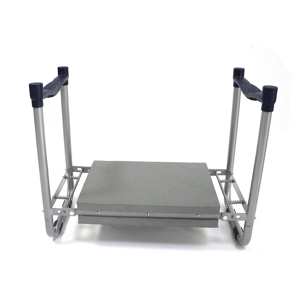 Grauer abnehmbarer Griff Klappbar Garten Kneeler und Sitz